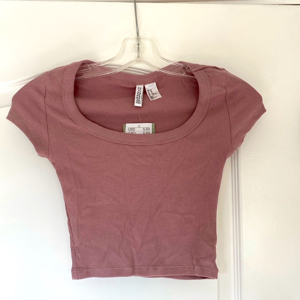 Mauve Crop Top